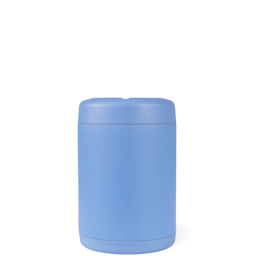 Can Cooler 12oz | 2-in-1 Insulated Standard Can Cooler, Screw-Top Lock – Light Blue