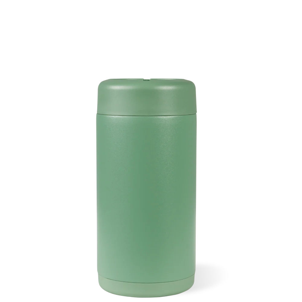 Slim Can Cooler 12oz | Insulated Stainless Steel Skinny Can Holder – Sage