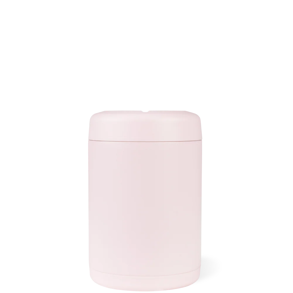 Can Cooler 12oz | 2-in-1 Insulated Standard Can Cooler, Screw-Top Lock – Pink Sand
