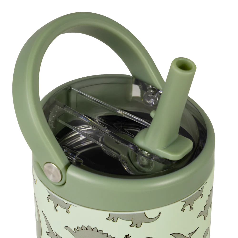 Sport 14oz | Compact Leakproof Kids Water Bottle – Dinosaur